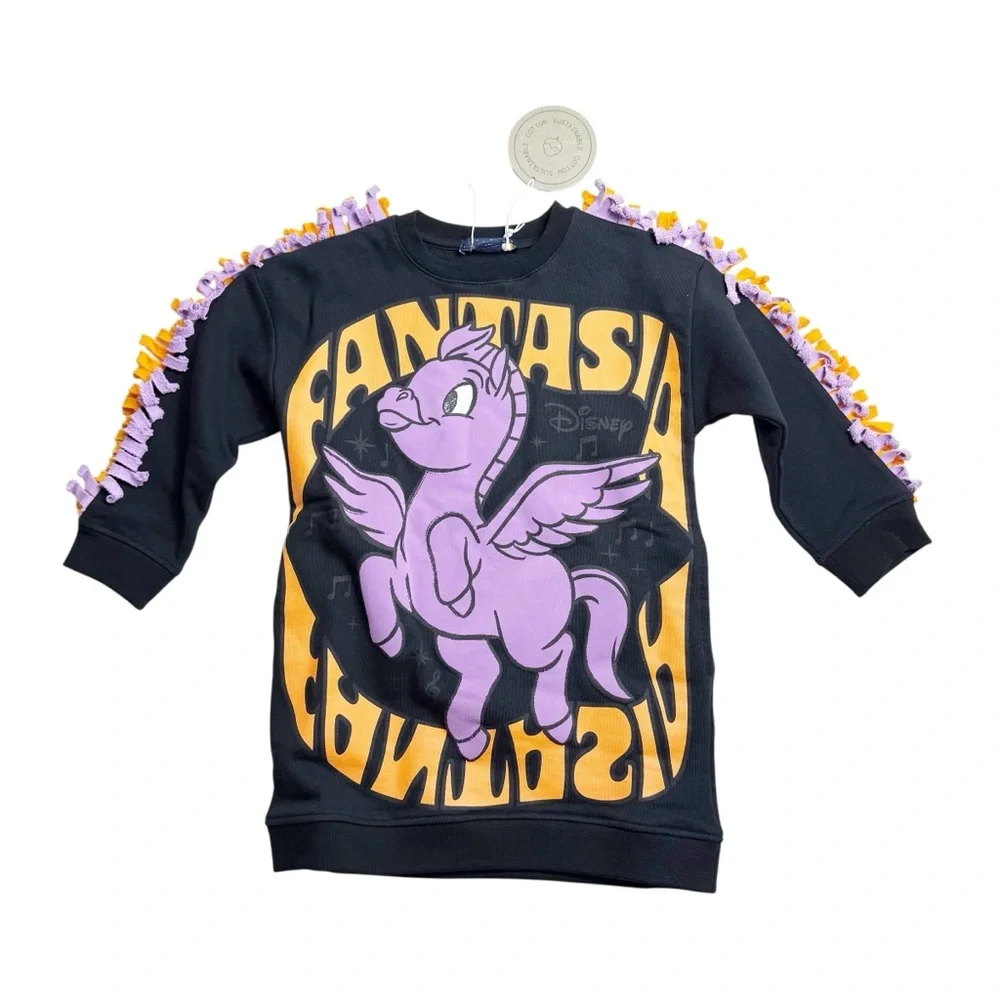 New! Stella McCartney Disney Fantasia sweatshirt dress